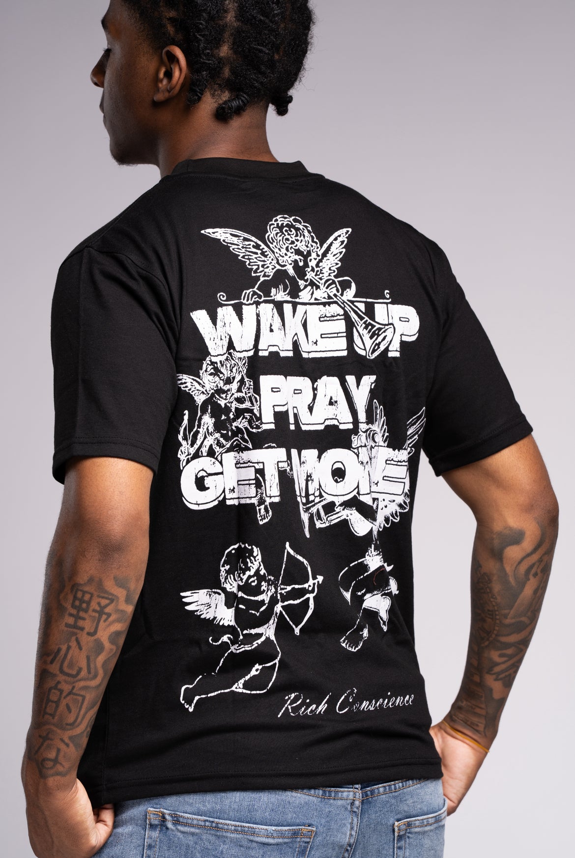 Wake up, Pray, Get $ Tee “Black”