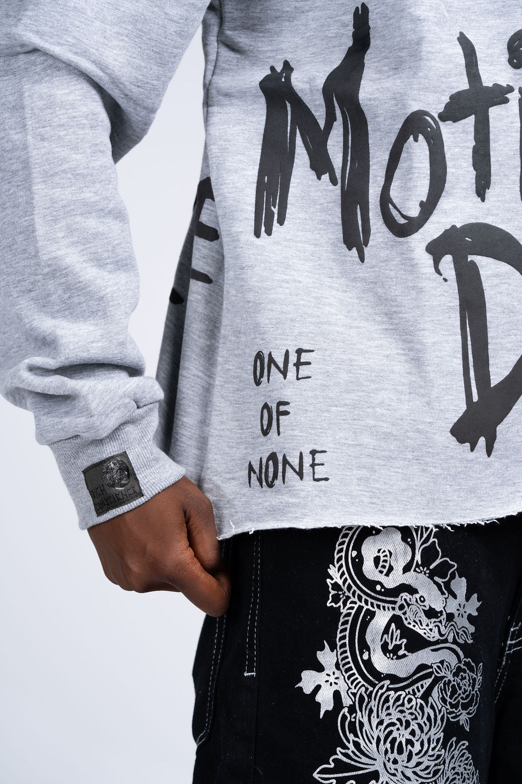 Grey Motion Driven Hoodie